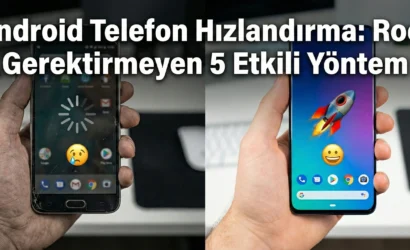 Android Telefon Hızlandırma Root Gerektirmeyen 5 Etkili Yöntem