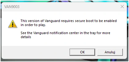 Valorant VAN 9003 Hatası Çözümü