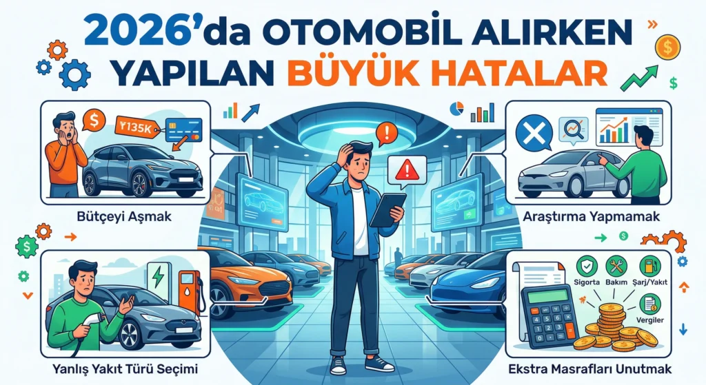 2026’da Otomobil Alırken Yapılan Büyük Hatalar