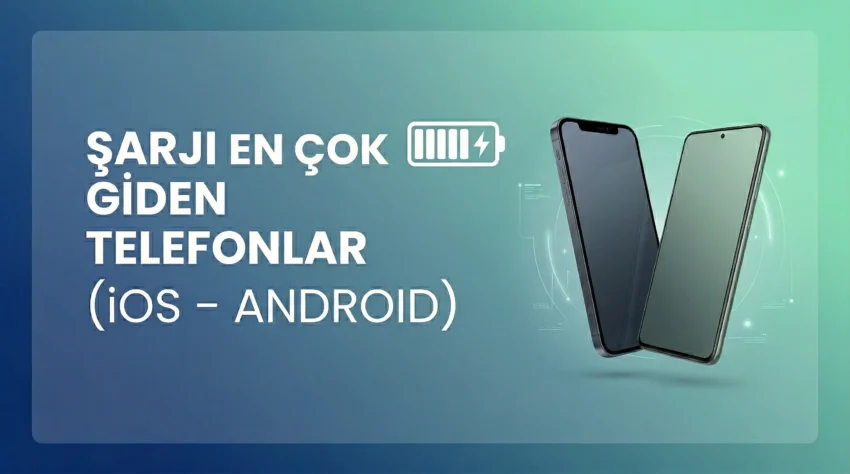 Şarjı En Çok Giden Telefonlar 2026 (iOS – Android)