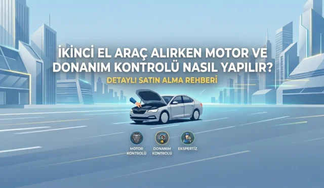 İkinci El Araç Alırken Motor ve Donanım Kontrolü Nasıl Yapılır? Detaylı Satın Alma Rehberi