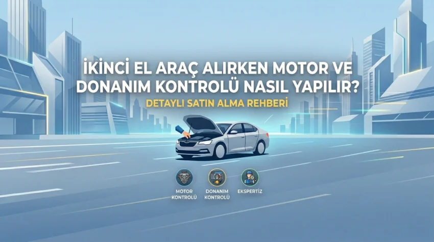 İkinci El Araç Alırken Motor ve Donanım Kontrolü Nasıl Yapılır? Detaylı Satın Alma Rehberi